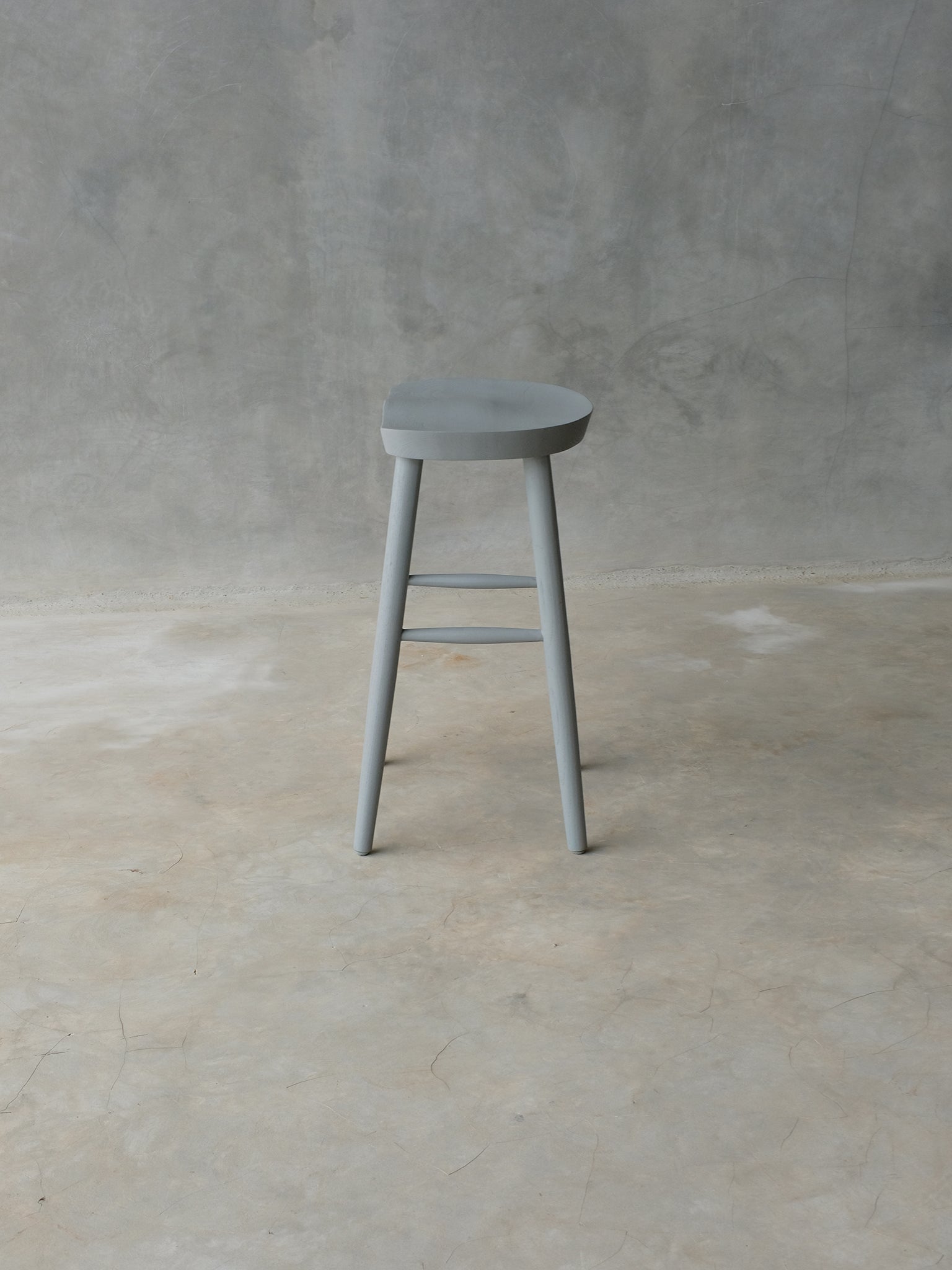 Aru Bar Stool - Grey Rustic
