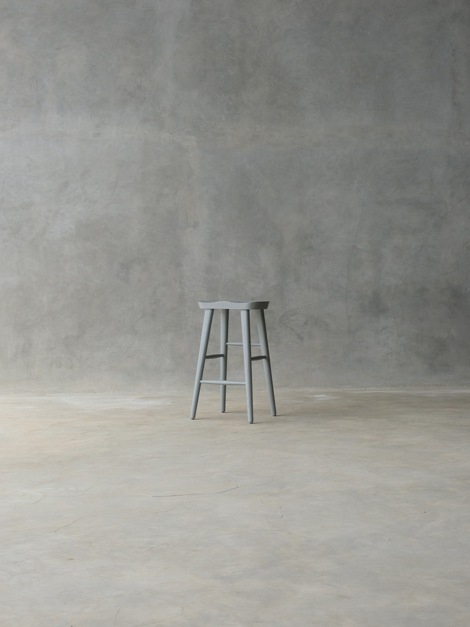 Aru Bar Stool - Grey Rustic