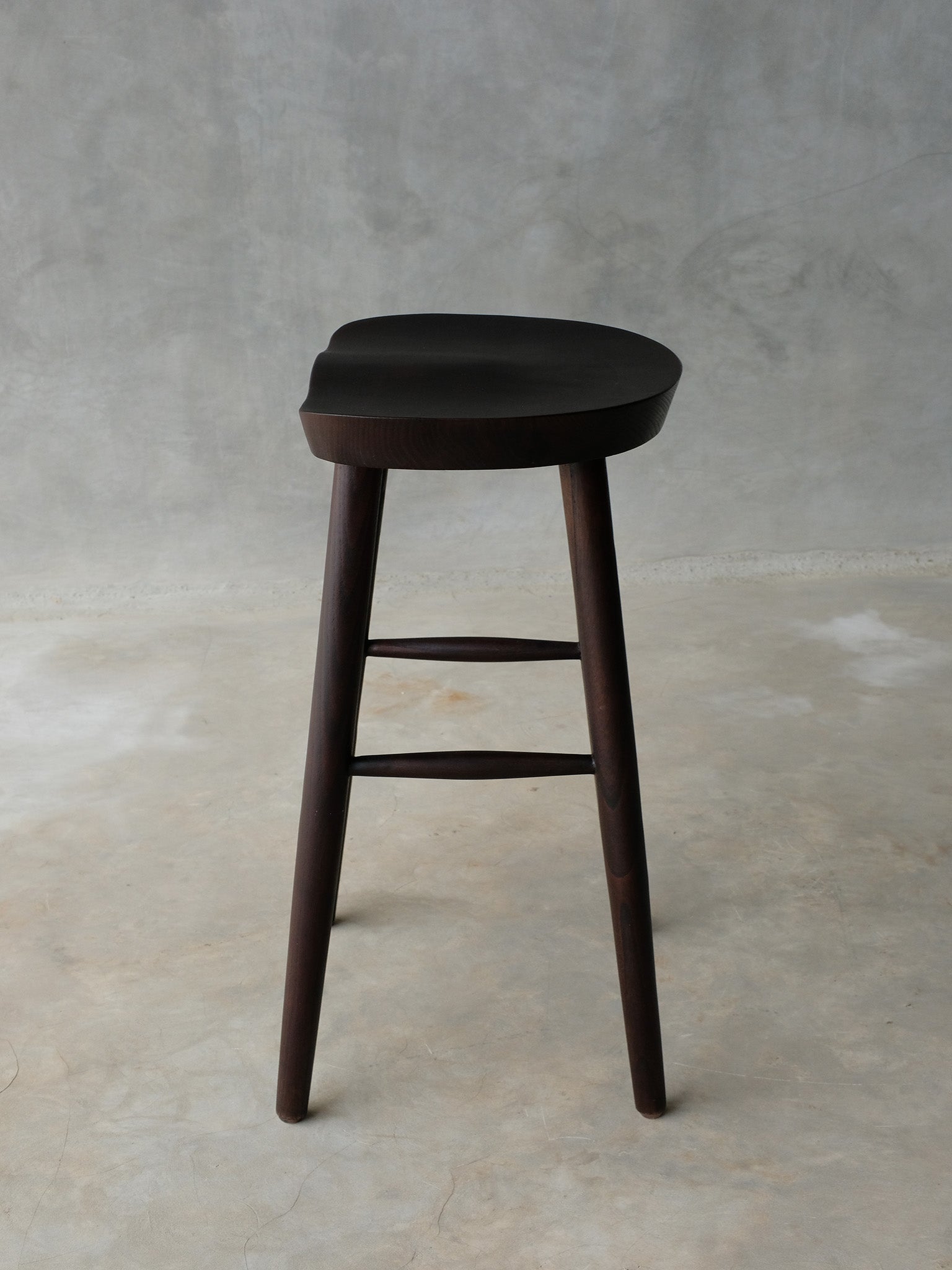 Aru Bar Stool - Walnut