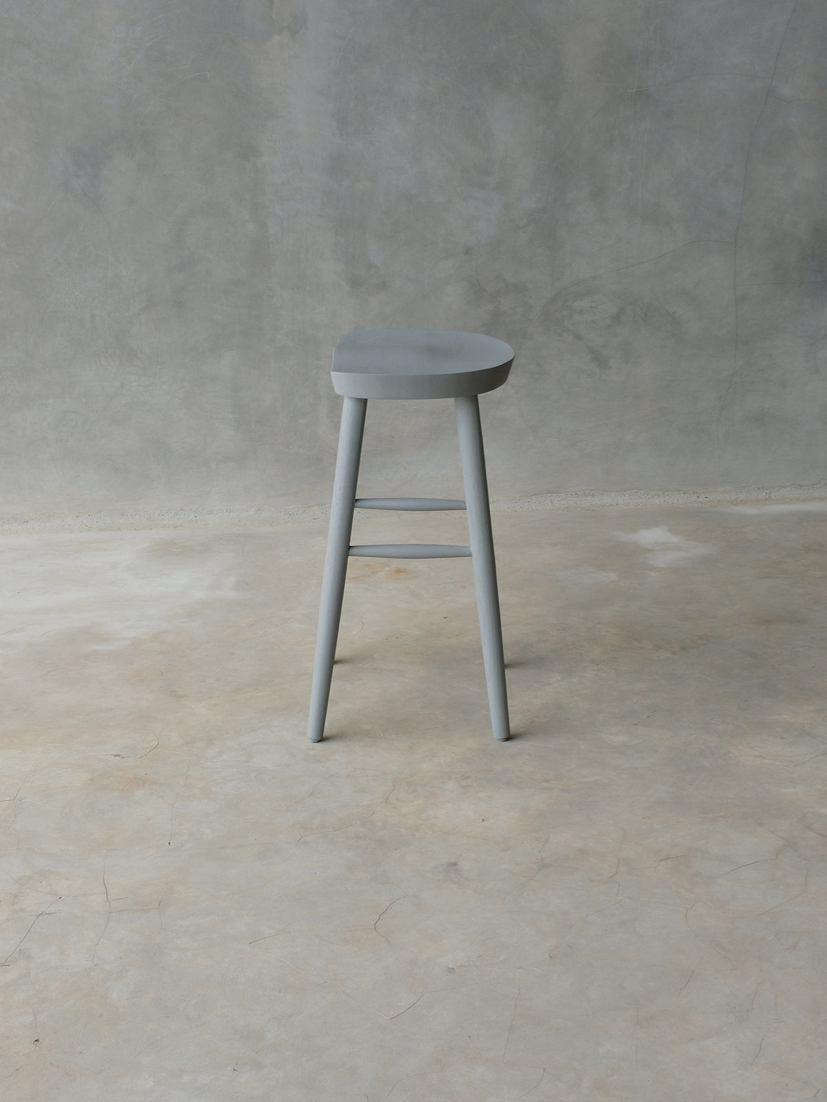 Aru Bar Stool - Grey Rustic