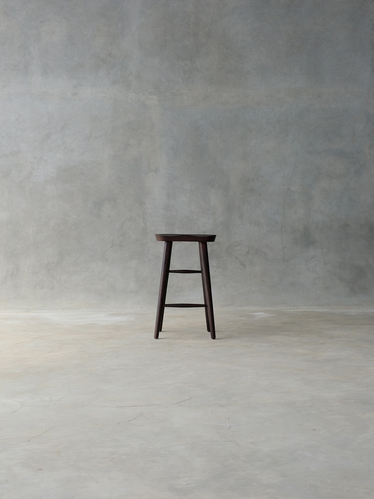 Aru Bar Stool - Walnut