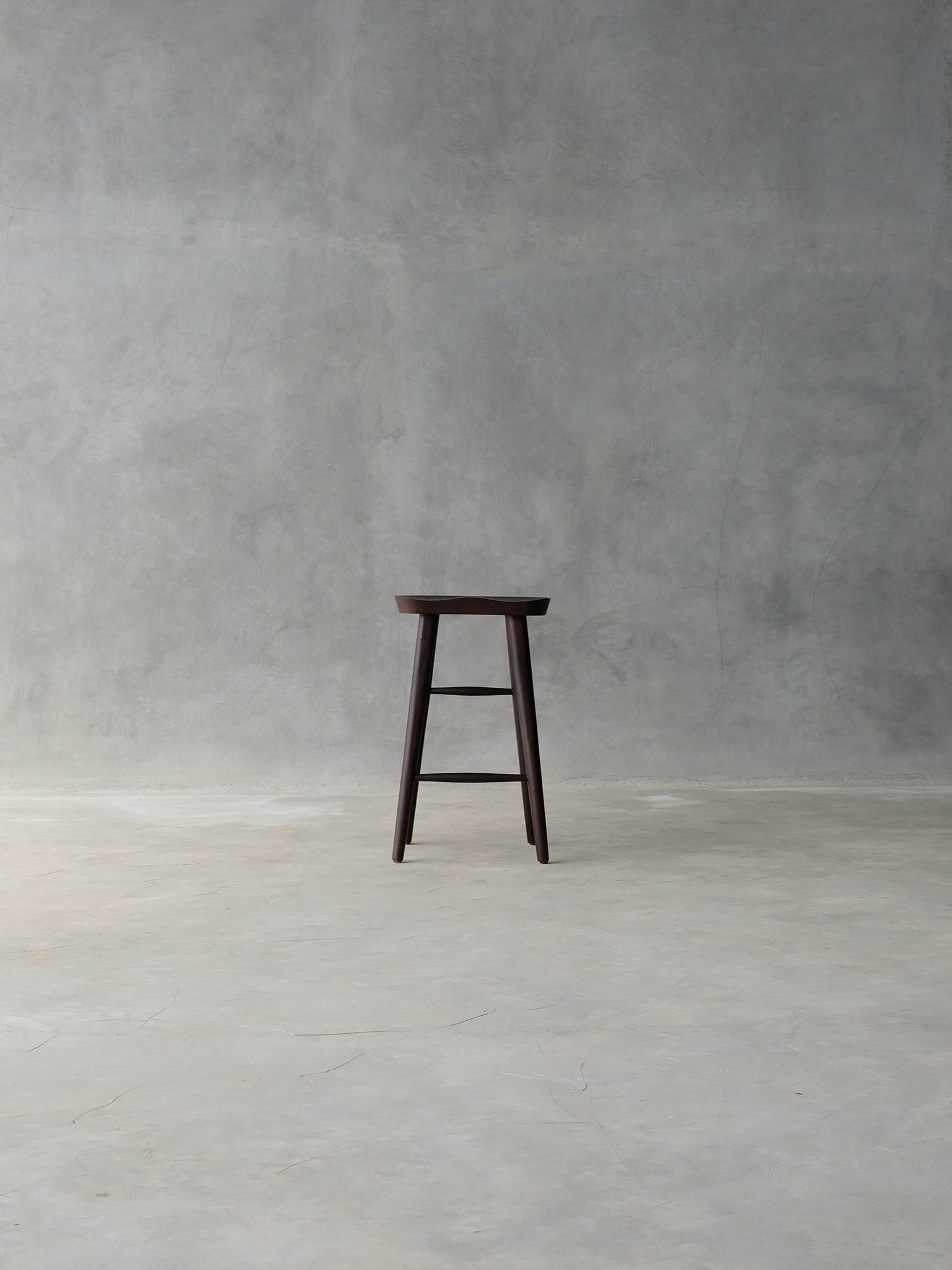 Aru Bar Stool - Walnut