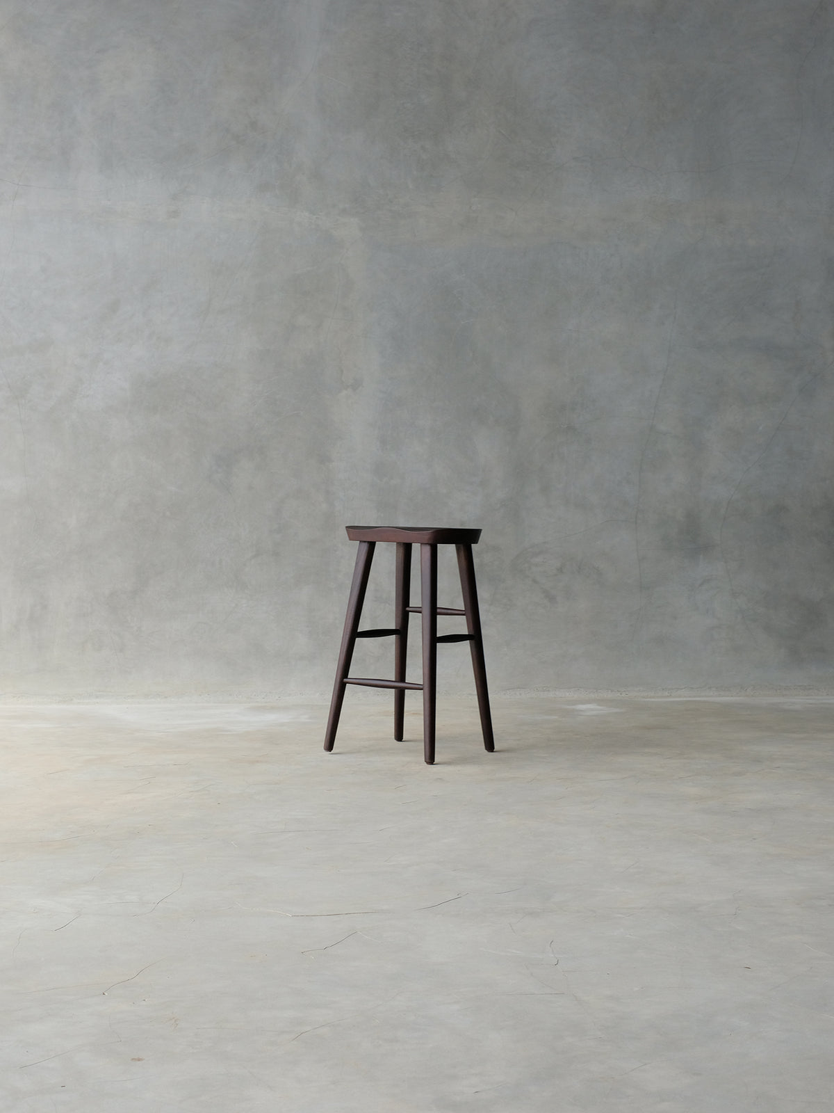 Aru Bar Stool - Walnut