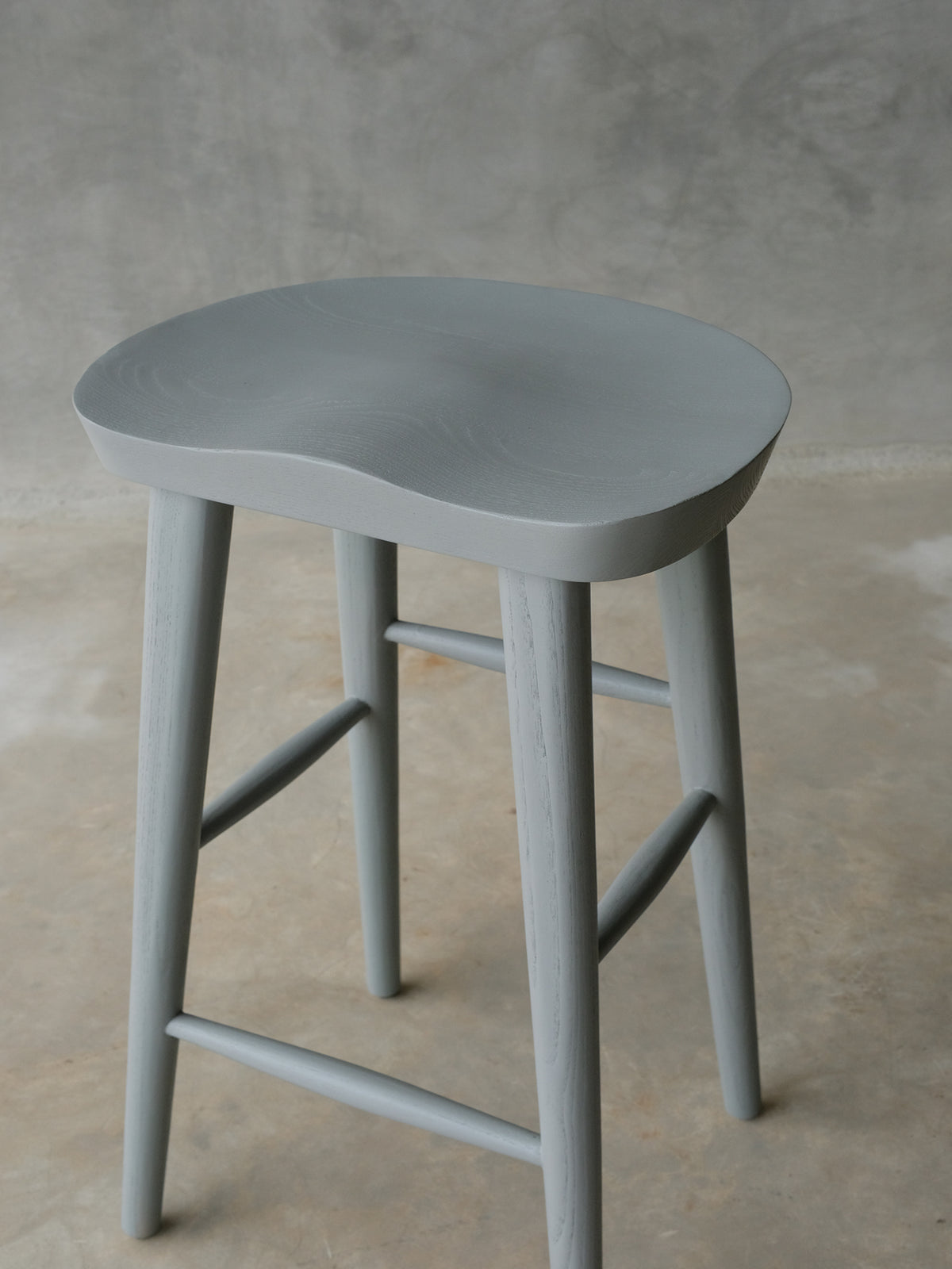 Aru Bar Stool - Grey Rustic