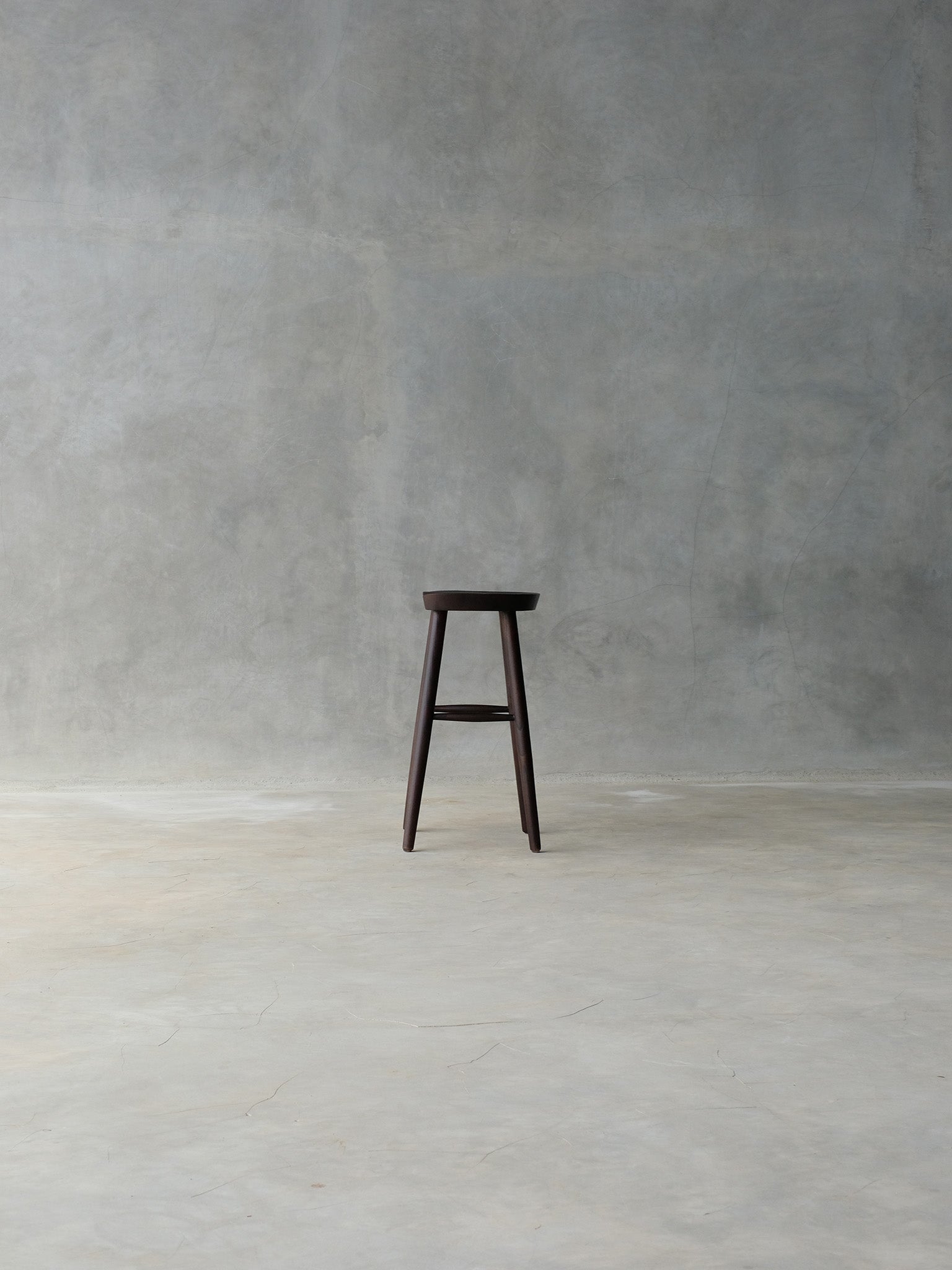 Aru Bar Stool - Walnut