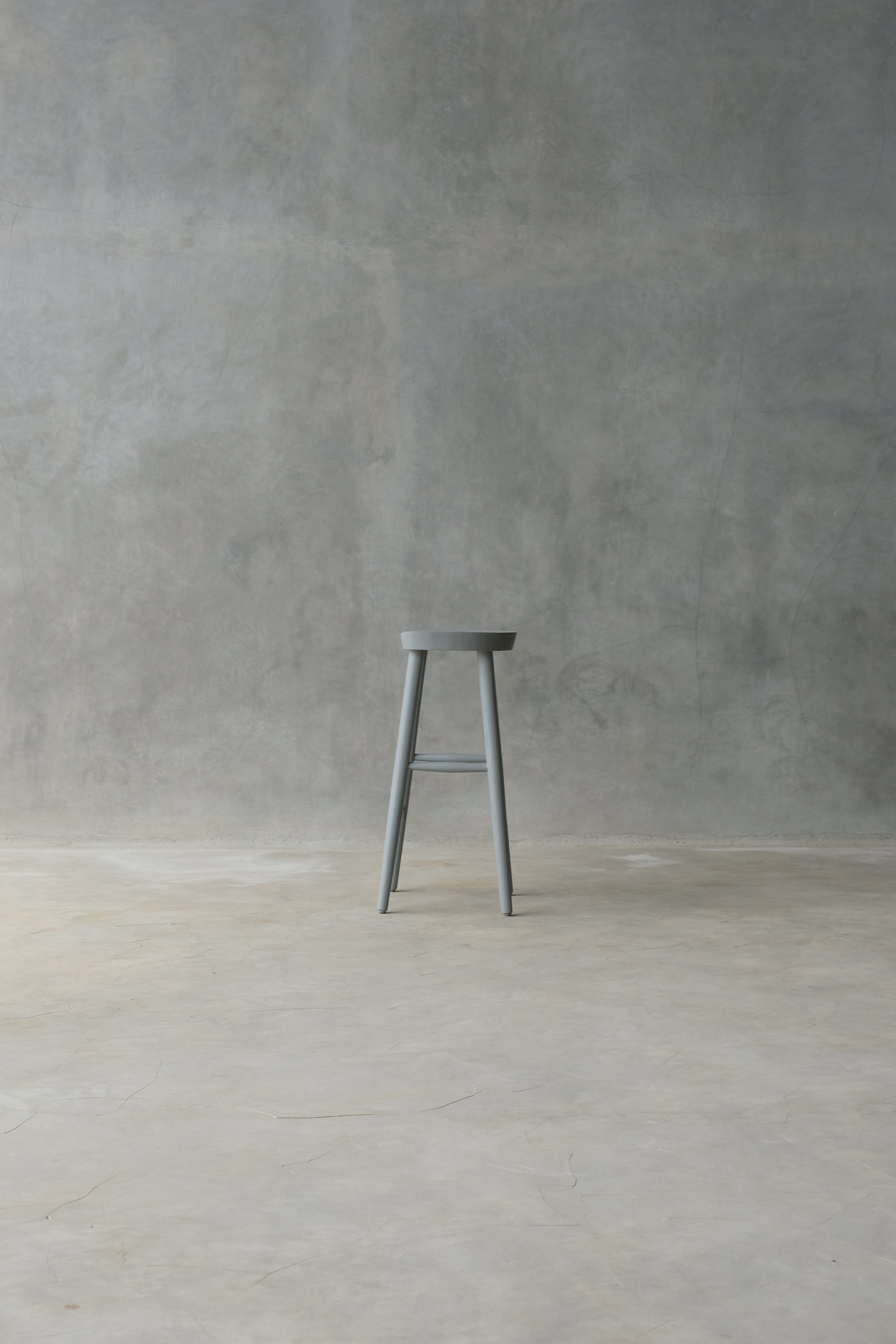 Aru Bar Stool - Grey Rustic