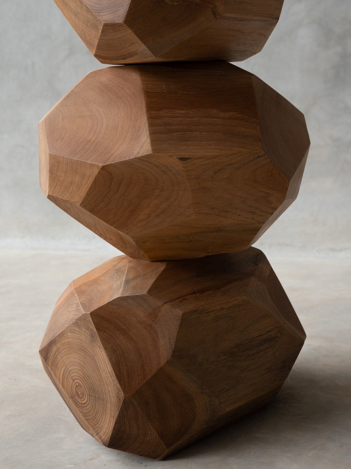 Stacked Stone Side Table