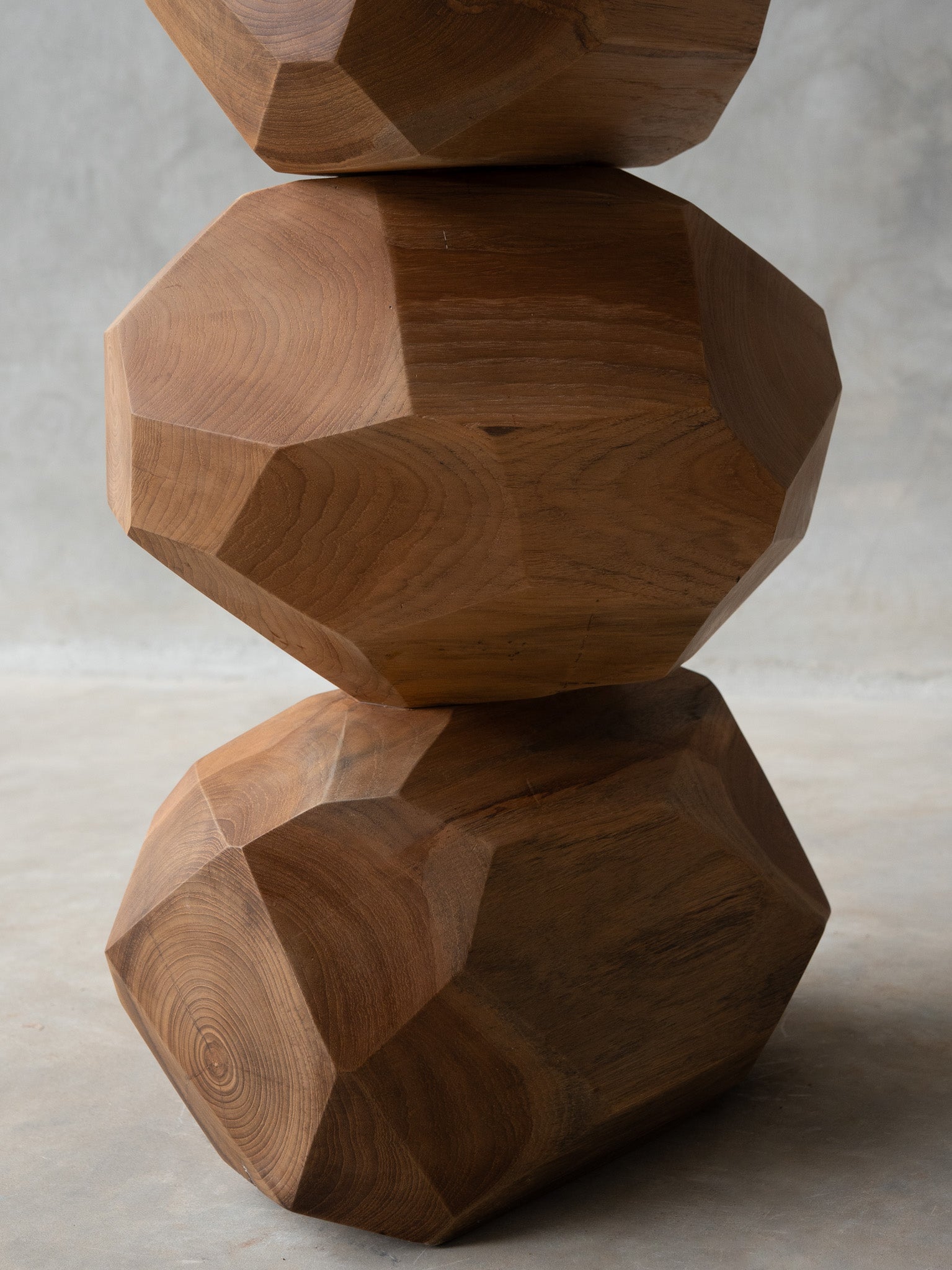 Stacked Stone Side Table