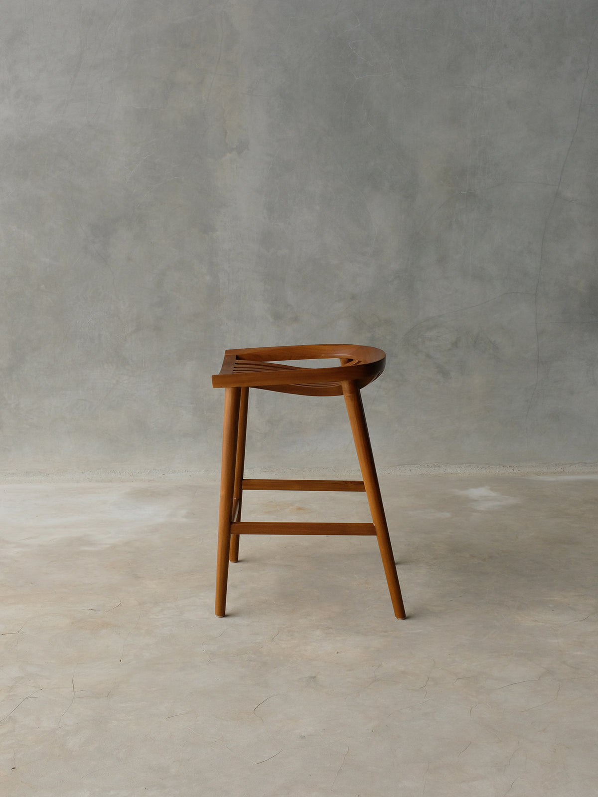 Rumi Bar Stool - Walnut