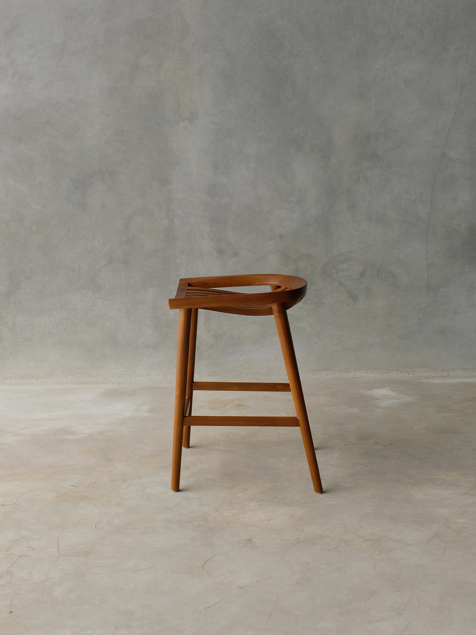 Rumi Bar Stool - Walnut
