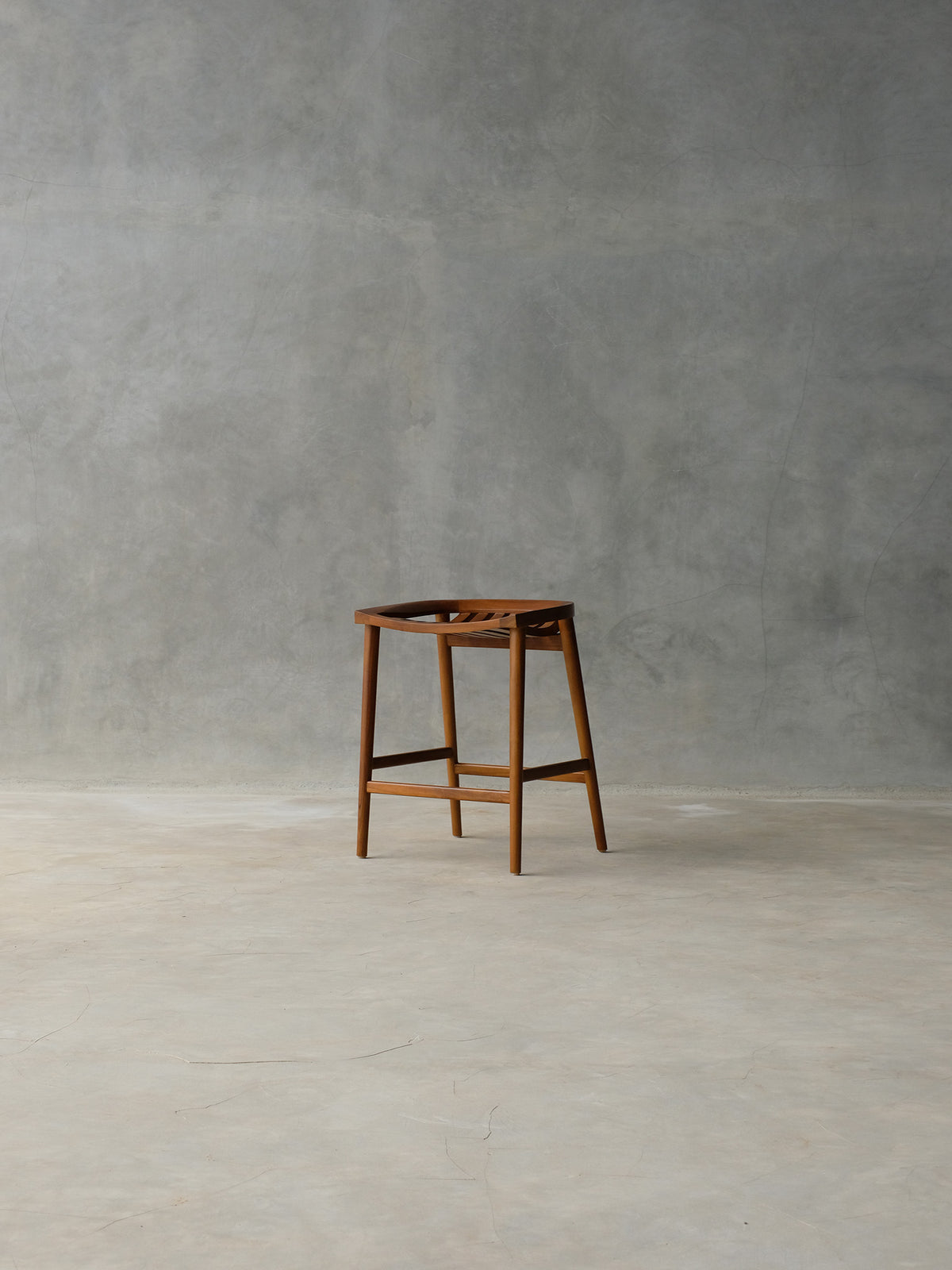 Rumi Bar Stool - Walnut