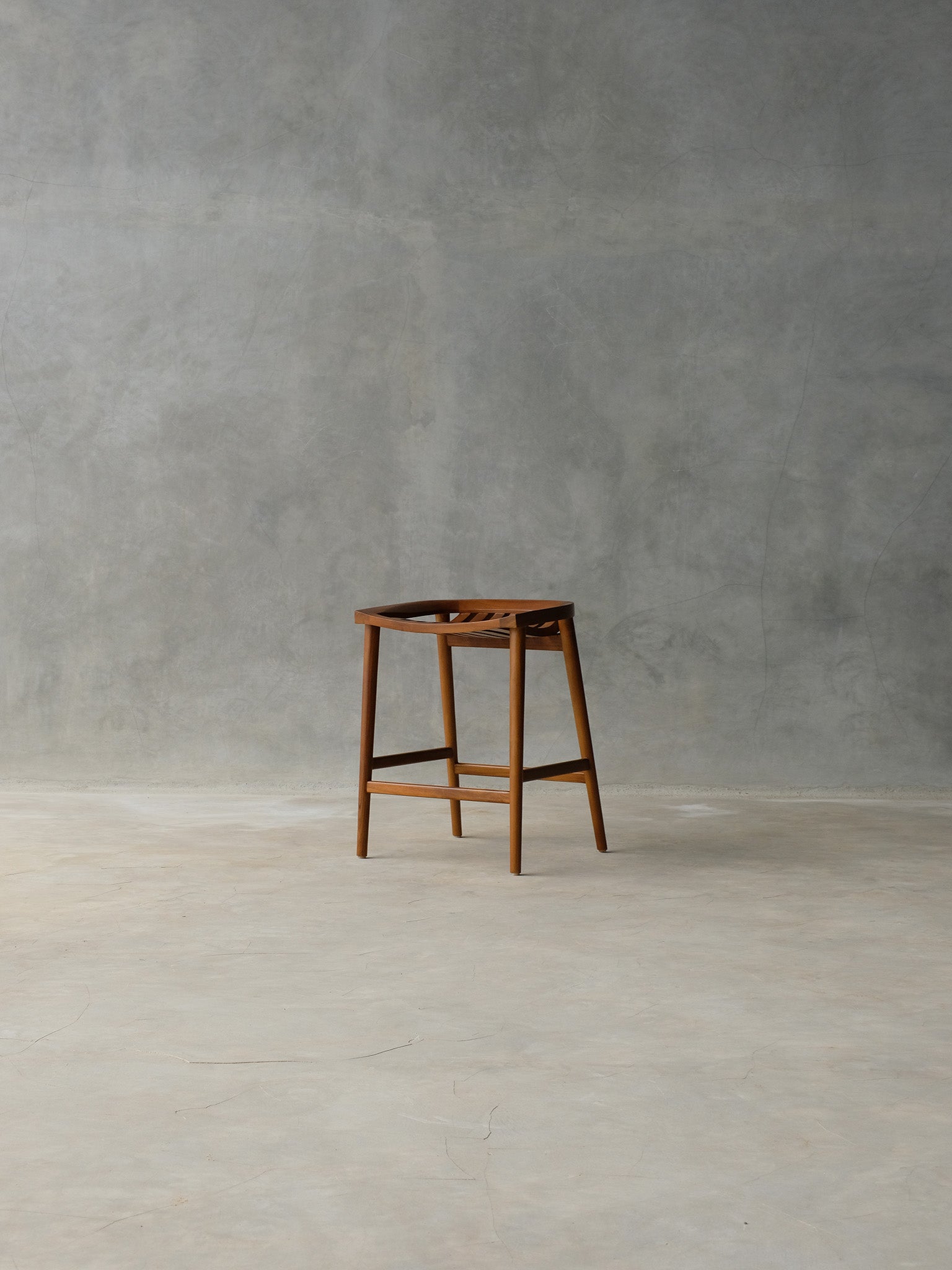 Rumi Bar Stool - Walnut