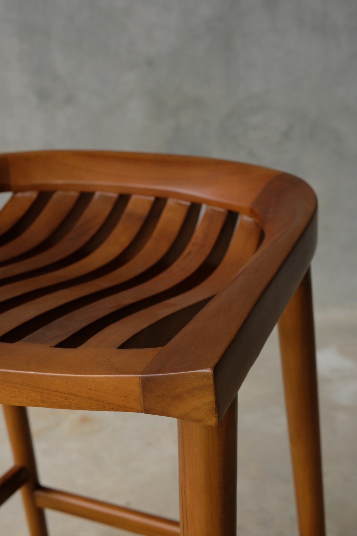 Rumi Bar Stool - Walnut