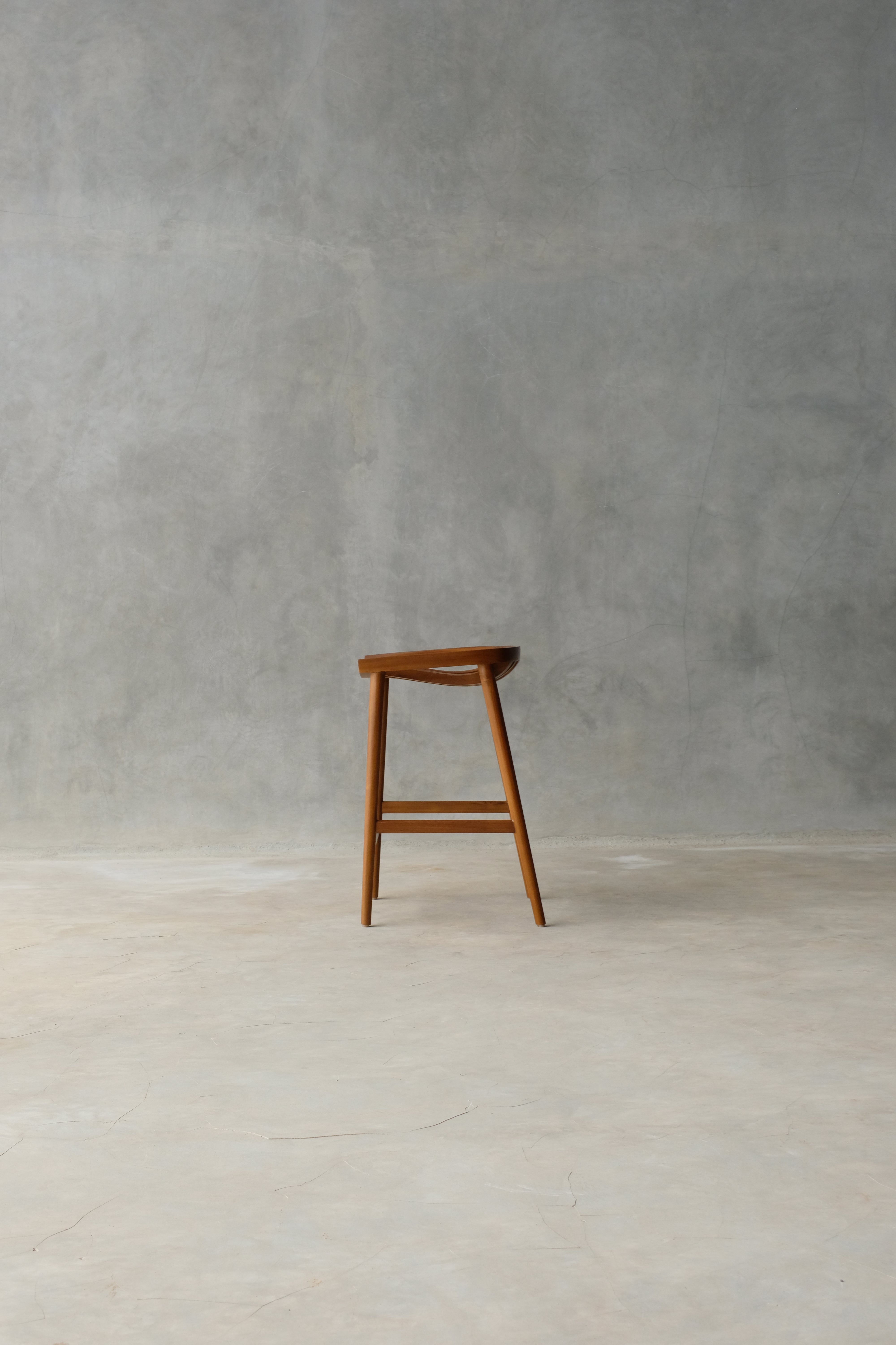 Rumi Bar Stool - Walnut